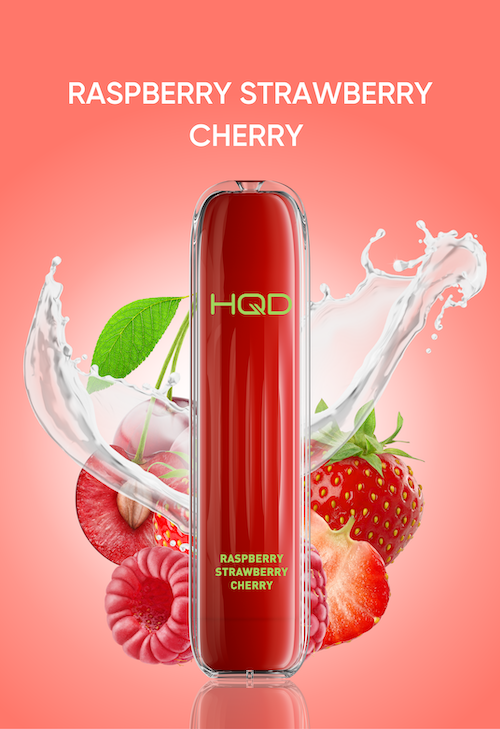 HQD Surv Vape 20 mg/ml Raspberry Strawberry Cherry