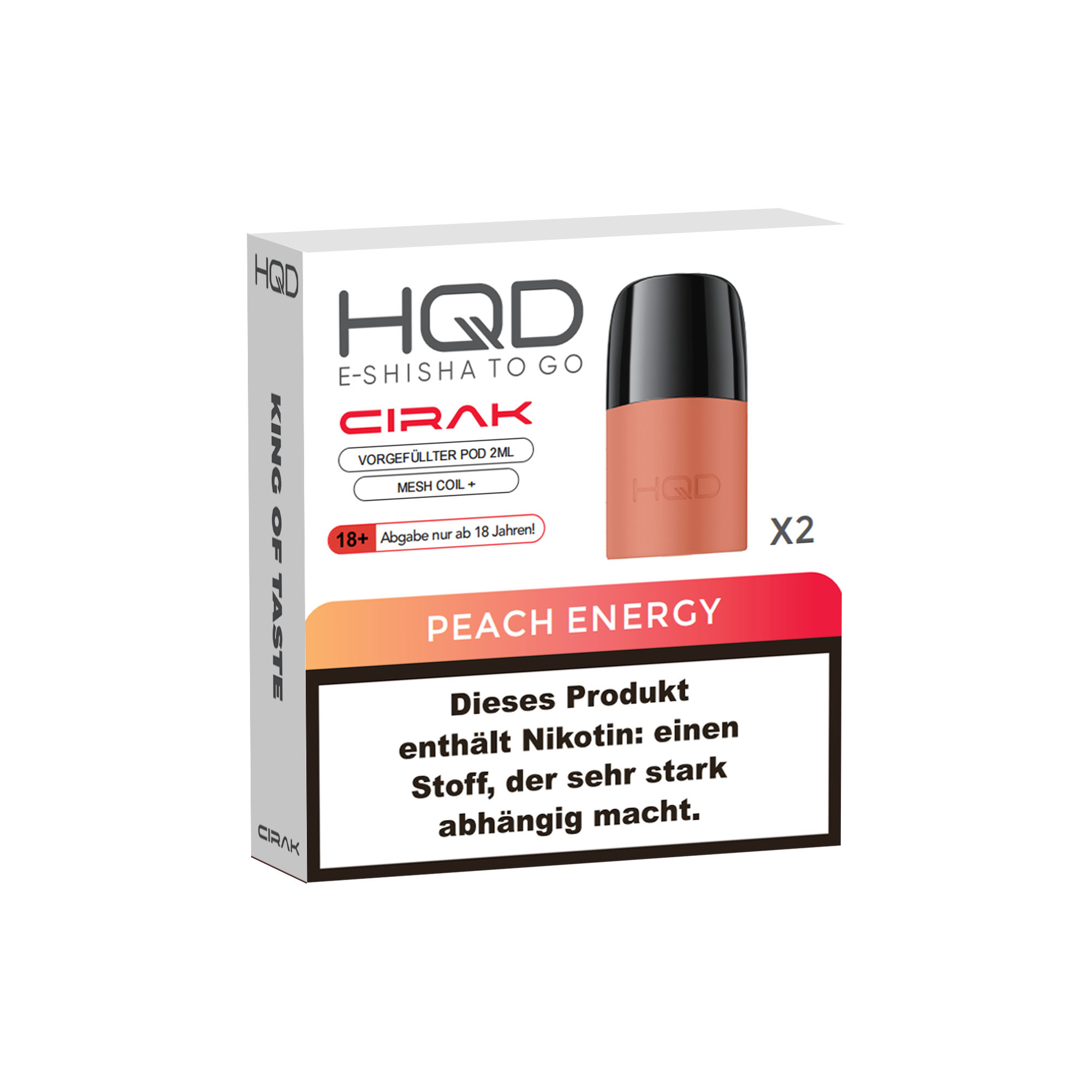 HQD Cirak Pod Peach Energy 20 mg/ml