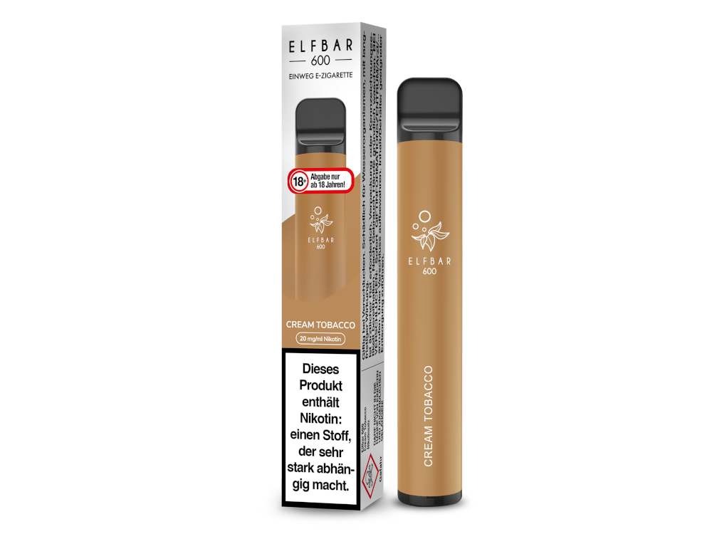 Elfbar 600 CP Cream Tobacco/Tobacco 20mg/ml