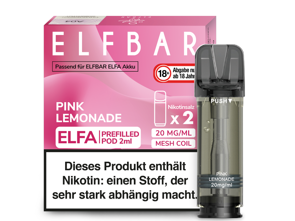ELFA CP Prefilled Pod Pink Lemonade 20mg/ml
