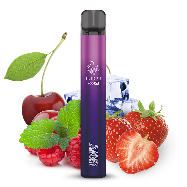 Elfbar 600 V2 CP Strawberry Raspberry Cherry Ice 20mg/ml