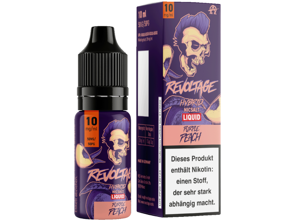 Revoltage Liquid Purple Peach 10 mg/ml