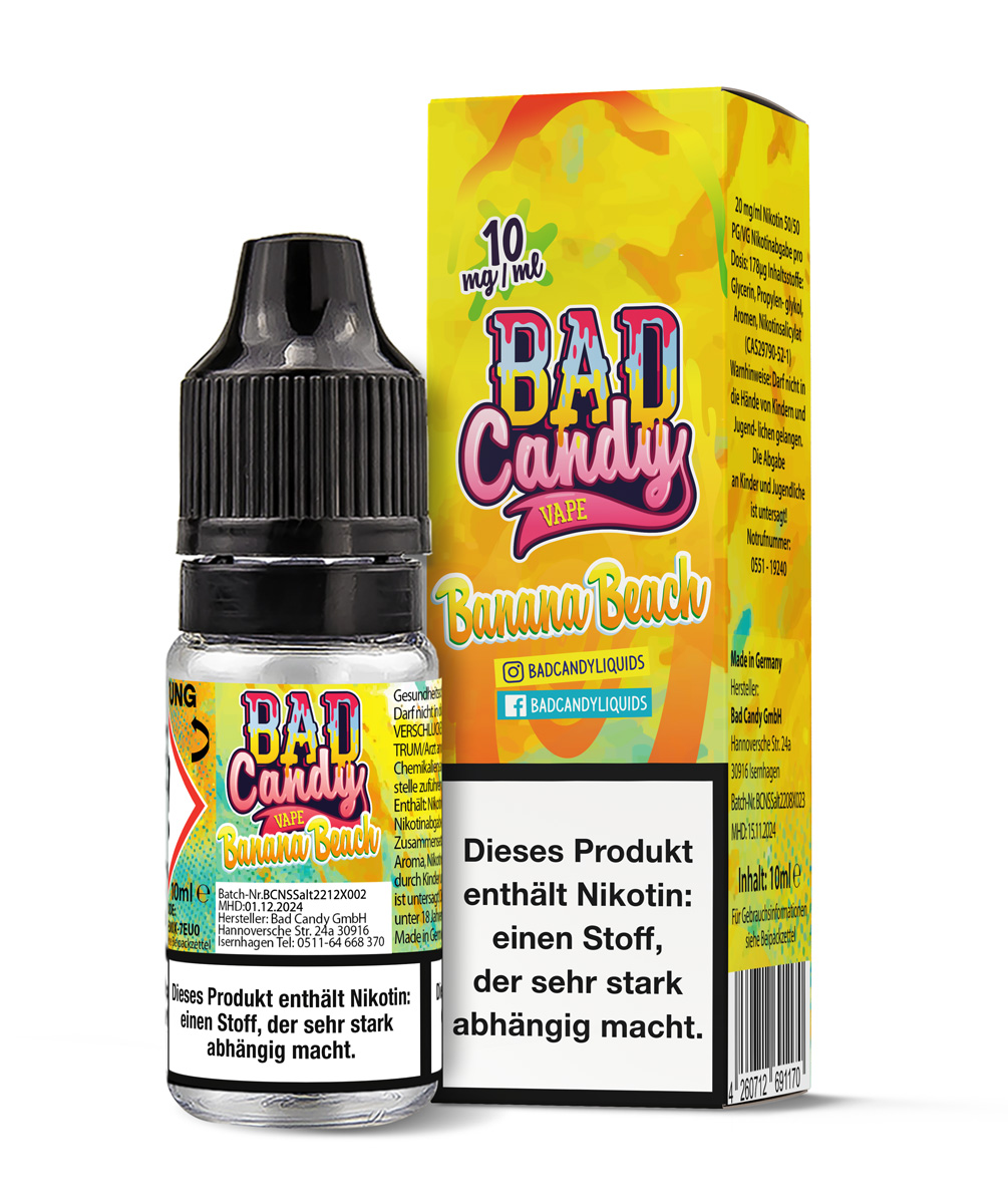 Bad Candy Banana Beach 10 mg/ml Nikotinsalz