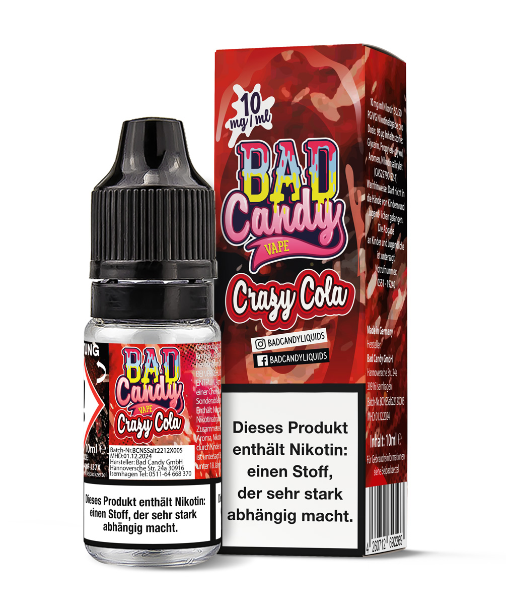 Bad Candy Crazy Cola 10mg/ml Nikotinsalz