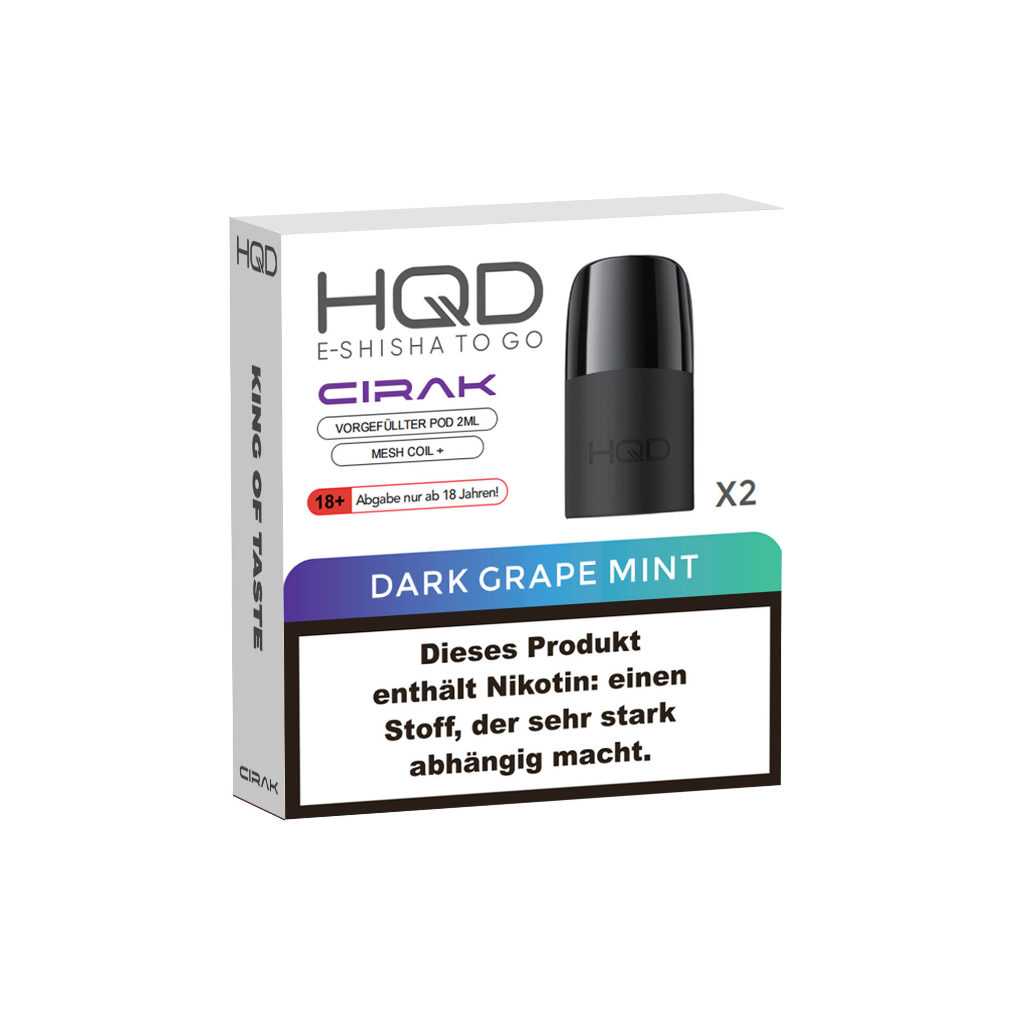 HQD Cirak Pod Dark Grape Mint 20 mg/ml