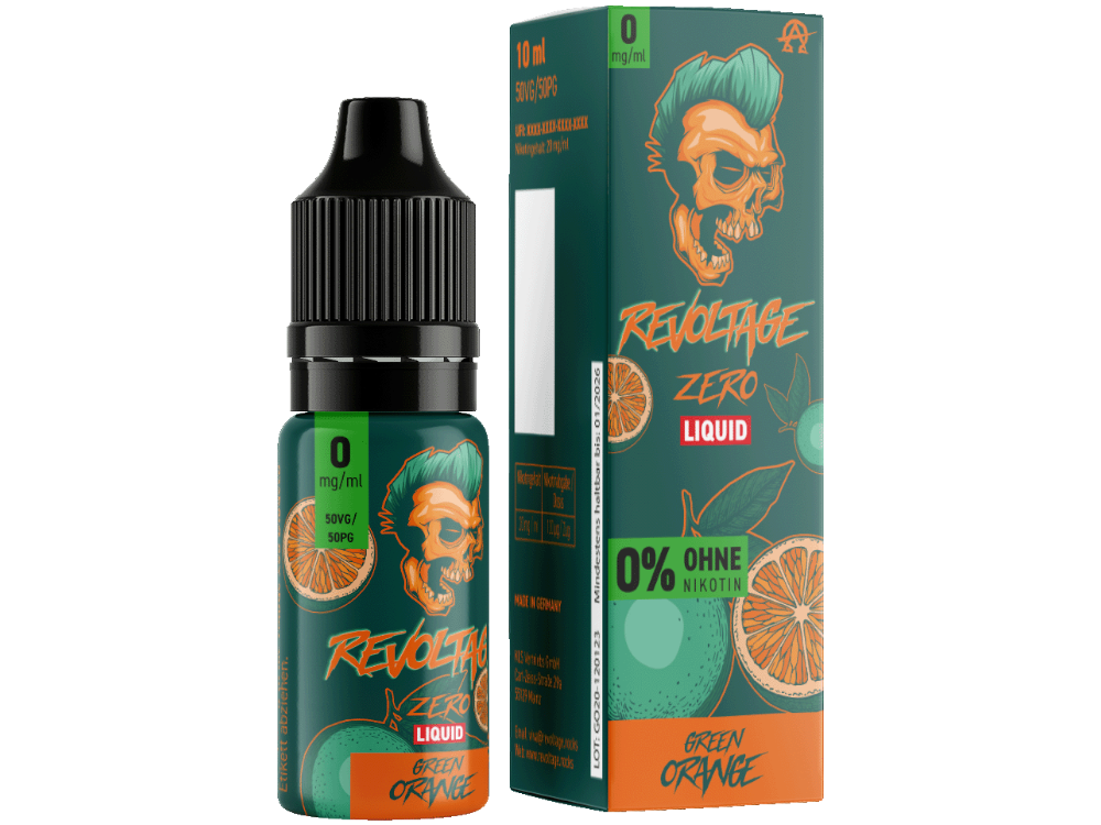 Revoltage Liquid Green Orange 0 mg/ml
