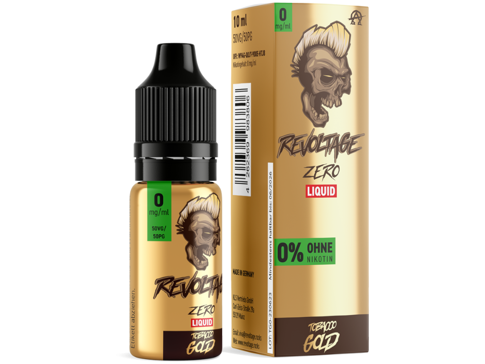 Revoltage Liquid Tobacco Gold 0 mg/ml