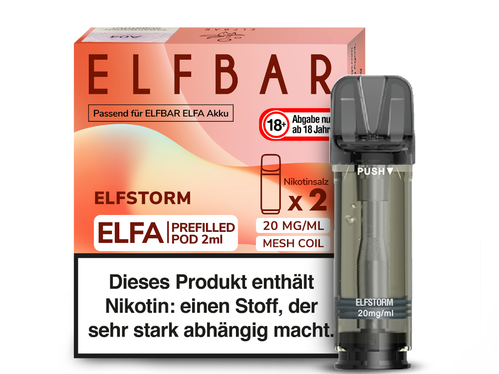ELFA CP Prefilled Pod Elfergy/Elfstorm 20mg/ml
